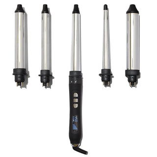 AMIKA-The Chameleon 5 in 1 curling wand, interchangeable barrel-