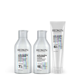 REDKEN-Acidic Bonding Concentrate Shampoo, Treatment & Conditioner-