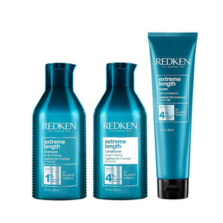 REDKEN-Extreme Length Shampoo, Conditioner and Leave-in Treatment-