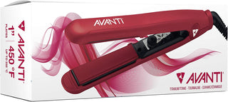 AVANTI-Economical Flat Iron 1 Inch Red-1"