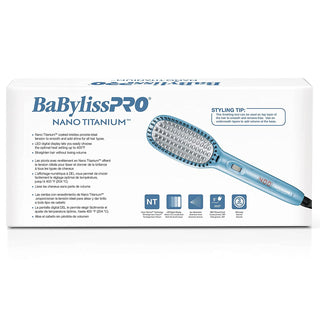 BABYLISS PRO-Nano Titanium Ionic Thermal Paddle Brush-
