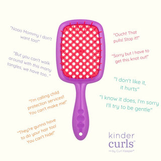 CURL KEEPER-The Kinder Brush-