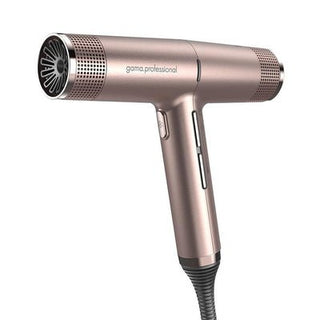 GAMA-Professional iQ Perfetto Hair Dryer Black-Rose Gold