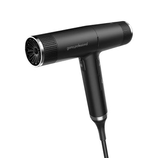 GAMA-Professional iQ Perfetto Hair Dryer Black-Silver