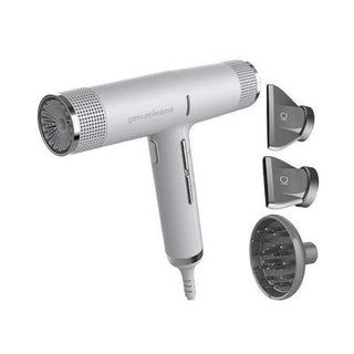 GAMA-Professional iQ Perfetto Hair Dryer Black-Silver