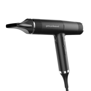 GAMA-Professional iQ Perfetto Hair Dryer Black-Silver