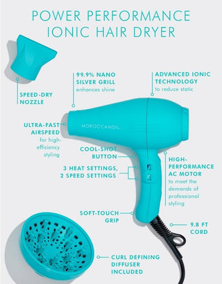 MOROCCANOIL-Power Performance Ionic Hair Dryer-
