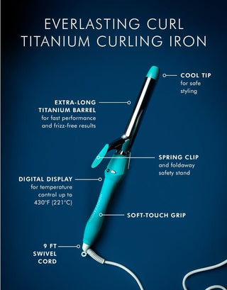 MOROCCANOIL-Professional Series Titanium Curling Iron-