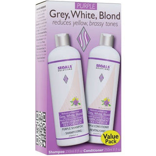 SEGALS-White Blond & Grey Hair Purple Duo-250ml