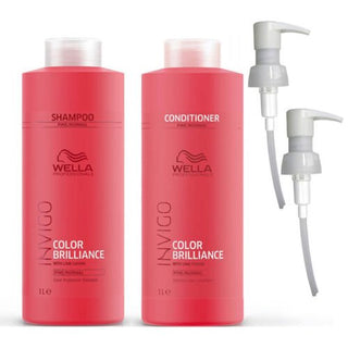 WELLA-Invigo Brilliance Fine Normal Shampoo & Conditioner Duo-1L